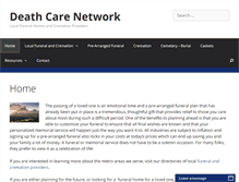 Tablet Screenshot of deathcarenetwork.com